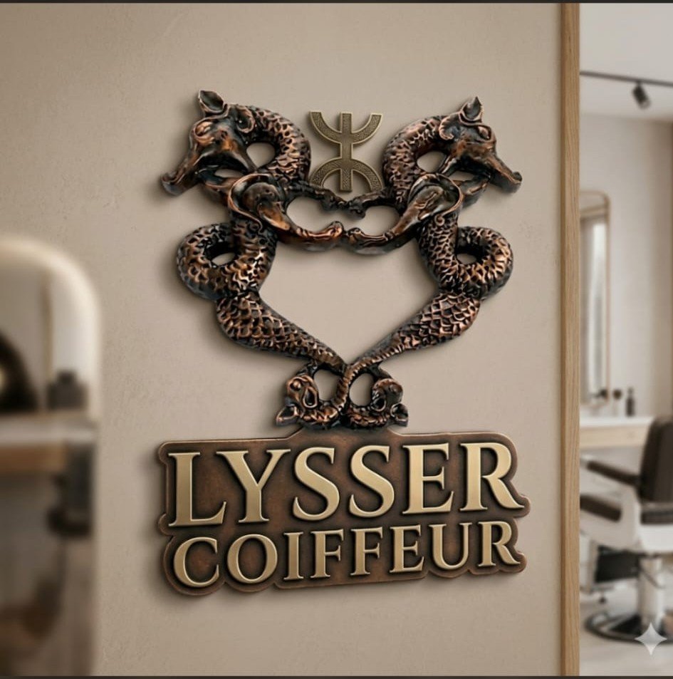 Lysser Coiffeur Logo im Salon